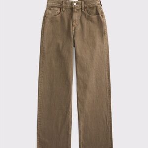 Abercrombie curve love 90s relaxed brown Jean